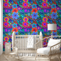 Flower Power Blossts motif continu 3
