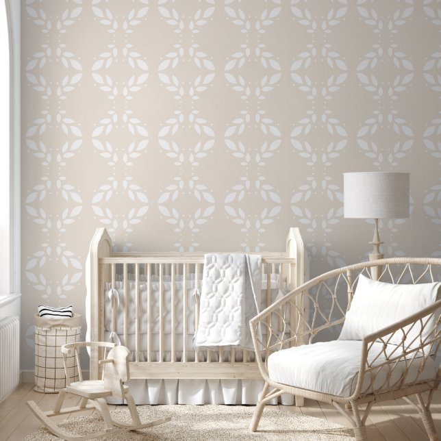 Papier Peint Foliage Motif beige (Enfants)