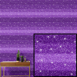 Papier Peint Foncé moyen clair violet rayures avec étoiles étin