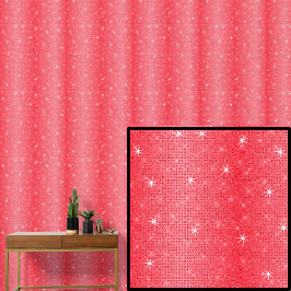 Papier Peint Foncé moyen rouge clair rayures avec étoiles étinc