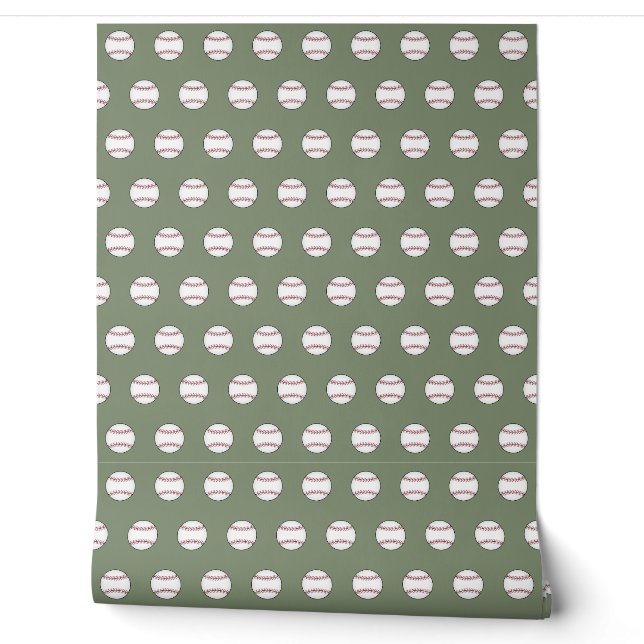 Papier Peint Fond d'écran de baseball vert  (Déroulement)
