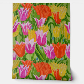 Papier Peint Fond d'écran de tulipes 