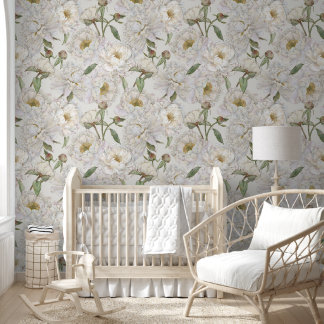 Papier Peint Fond d'écran floral romantique et élégant