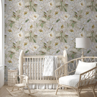 Papier Peint Fond d'écran floral romantique et élégant