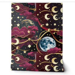 Papier Peint Fond d'écran - Lune céleste rouge