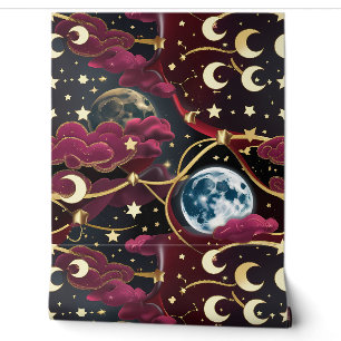 Papier Peint Fond d'écran - Lune céleste rouge