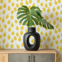 Fond d'écran solaire Lemon jaune minimaliste