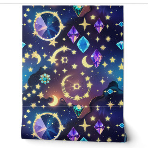Papier Peint Fond d'écran - Tourmaline Opale Lune Céleste Luxe