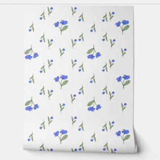 Papier Peint Fond d'écran Tulipes Bleues