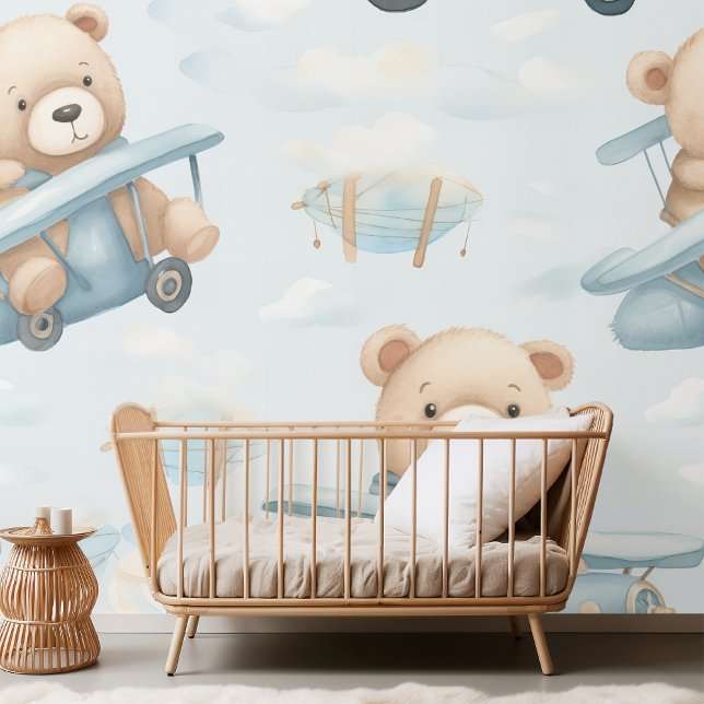 Papier Peint Forfait Baby shower avion | 'Nous Pouvons Baisser (Créateur téléchargé)