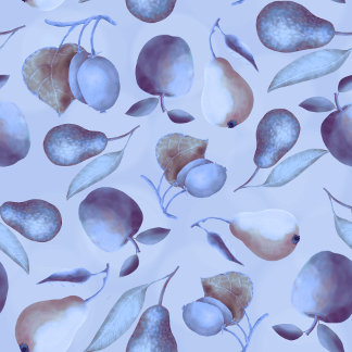 Papier Peint Fruits bleus sur Arrière - plan bleu