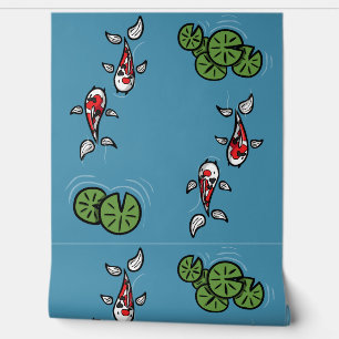 Papier Peint Fuku et Heiwa le Koi