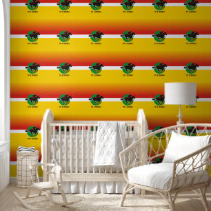 Papier Peint FUN - Racehorse Jockey - JE SUIS UN GAGNANT