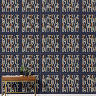 Papier Peint Geometric Tribal (Repeating) Luxury