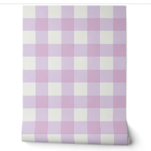 Gingham à carreaux violet doux – Cottage pastel do