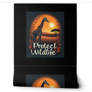Papier Peint Girafe du Débardeur de la Savanna