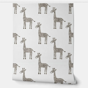 Papier Peint Giraffes douces