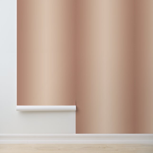 Papier Peint Glam Ombre métal Rose or rose (Application)