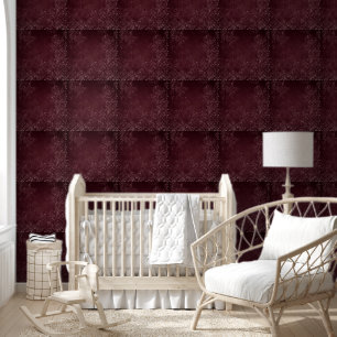 Papier Peint Glimmery Wine Grunge   Sangria Bordeaux Damask
