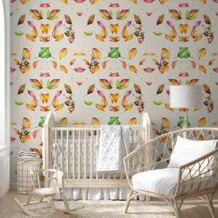 Papier Peint Goblins mignons Lecture de feuillages multicolores
