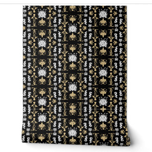 Papier Peint Gold Retro Art Nouveau