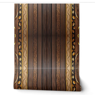 Papier Peint Gold Wood Collection d'art populaire Lamperia