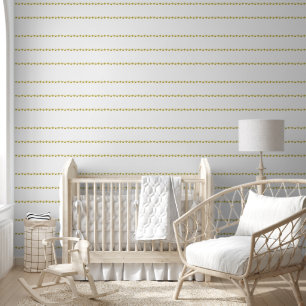 Papier Peint Golden Lily & Crown - luxueuse frontière royale 1a