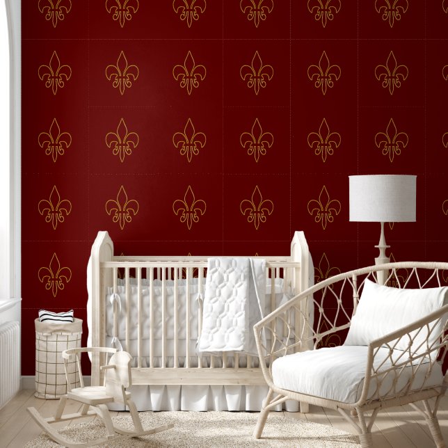 Papier Peint Golden Lily - luxe royal 1 (Enfants)