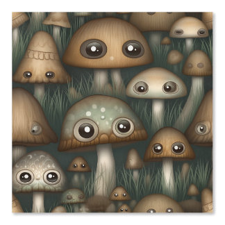 Papier Peint Googly Eyed Garden Botanical