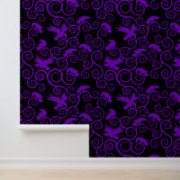 Gothique violet noir corbeau victorien gothique Ac