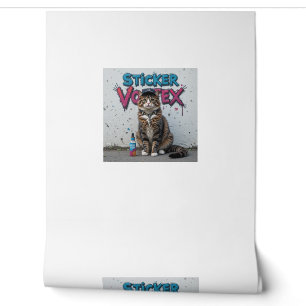 Papier Peint Graffiti urbain Cool Chat Street Style Wall Art