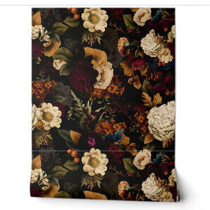 Papier Peint Grand Maximalisme millénaire Moody Florals Wallpa