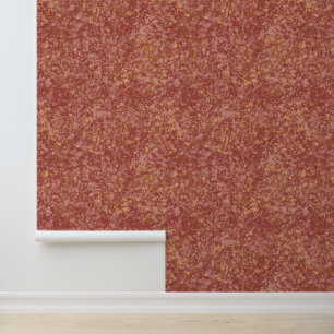 Papier Peint Grange Rouge or texture Granite Motif