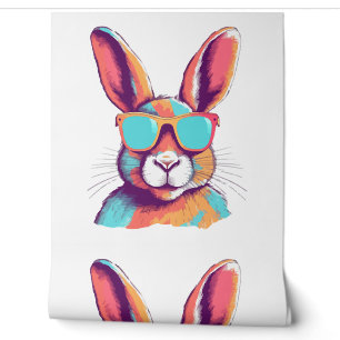 Papier Peint Greg le lapin avec des lunettes