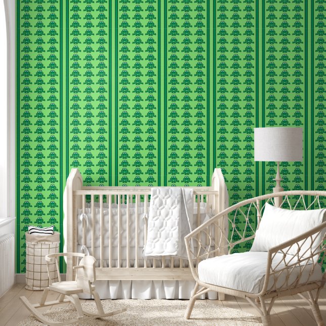 Papier Peint Grenouilles amusantes (Enfants)