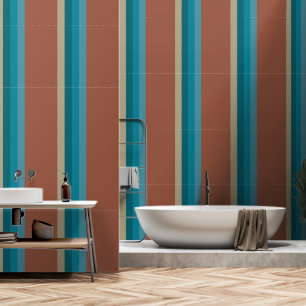 Papier Peint Gris de pierre Cool bleu Aqua Brown rouille