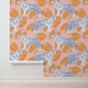 Papier Peint Gros Tigre de chat moderne