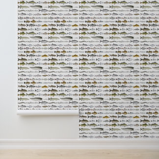 Papier Peint Groupe européen du poisson d'eau douce