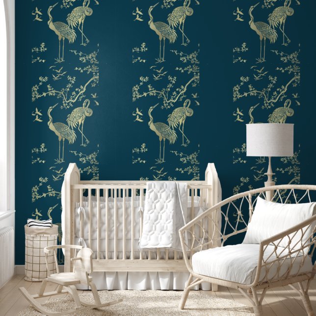 Papier Peint Grues d'or Art, (Enfants)