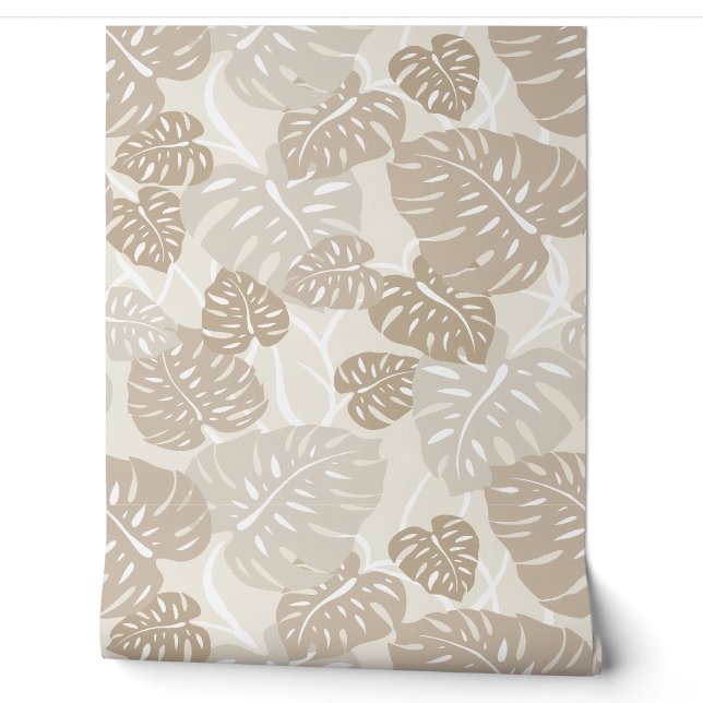 Papier Peint Hanger de Cliff - Feuille de Monstera Hawaiian - N (Déroulement)