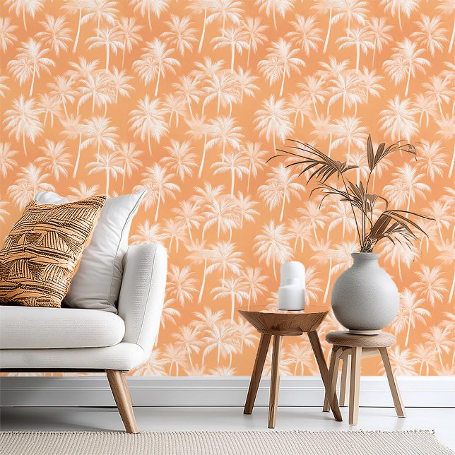 Papier Peint Hawaiian Palm Tree Silhouette Motif Tacao ID1093 (Créateur téléchargé)