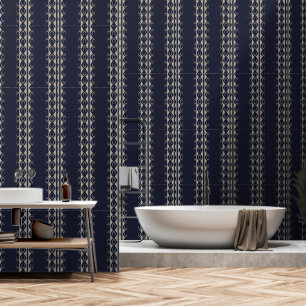 Papier Peint Heritage Luxe (Indigo + Terre) Luxe