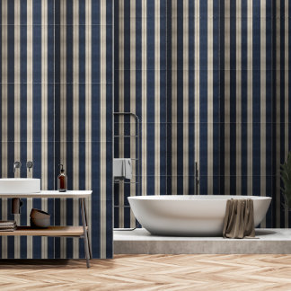 Papier Peint Heritage Luxe n° 3 (Indigo + Terre) Luxe
