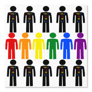 Papier Peint Hommes gays LGBTQ Silhouette et arc-en-ciel