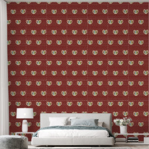 Papier Peint I Love Winter Birds and Berries