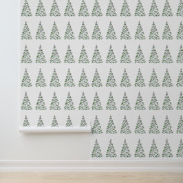 Papier Peint Illustration de Noël scandinave fond d'écran