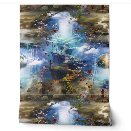 Papier Peint Imaginaire royaumes de paysages magiques