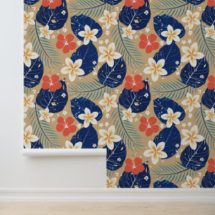 Papier Peint Impression d'aloha tropicale