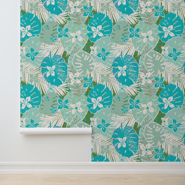 Papier Peint Impression d'aloha tropicale (Application)