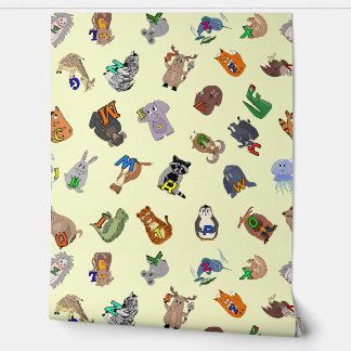 Papier peint Impression éducative avec un alphabet
